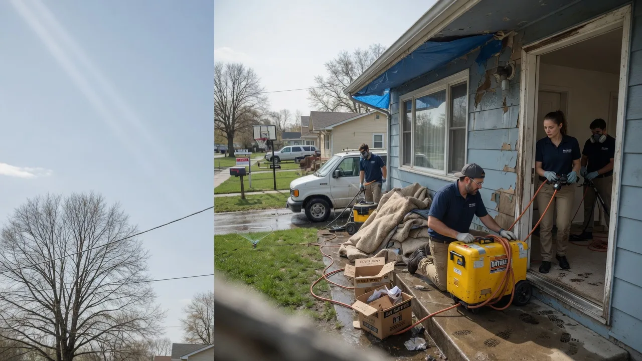Basement Flood Cleanup in Emmett, KS near me